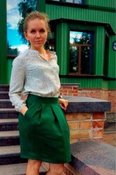 Готовая юбка, работа Наталии Поповой