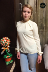 Готовая блуза, работа Юлии Насоновой